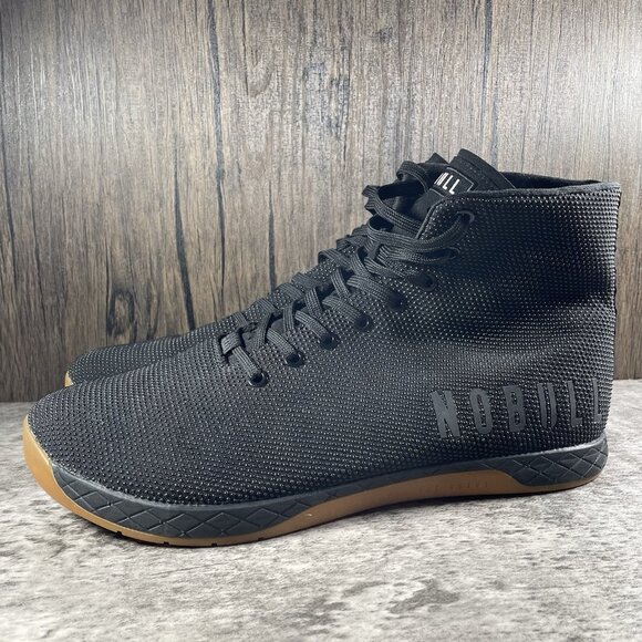 NOBULL Outwork Black High Top Sneakers Shoes Trainers Men’s Size 13 - Picture 4 of 9